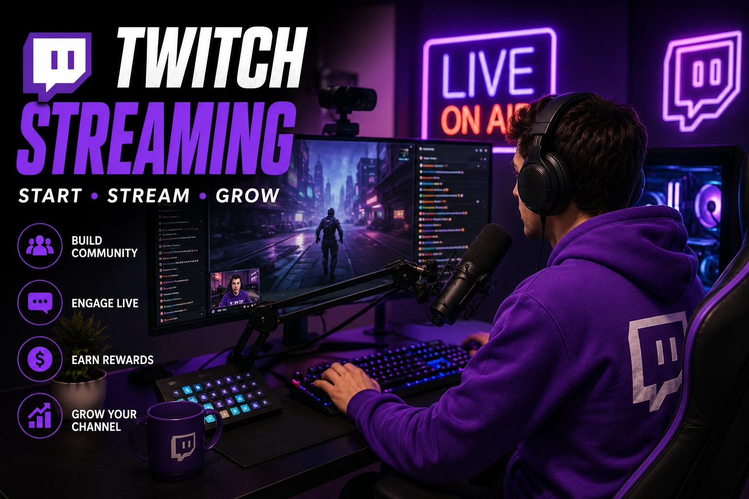 Twitch streaming